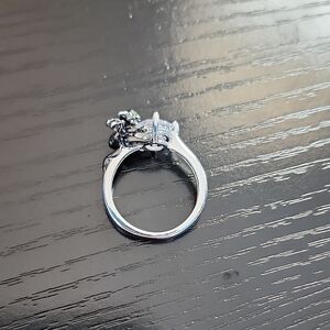 Dreamworks How To Train Your Dragon Toothless Inspired Ring with CZ Stone